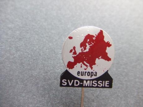 SVD Societas Verbi Divini(Missionarissen van Steyl)Europa gezelschap van het Goddelijke Woord zwart-rood